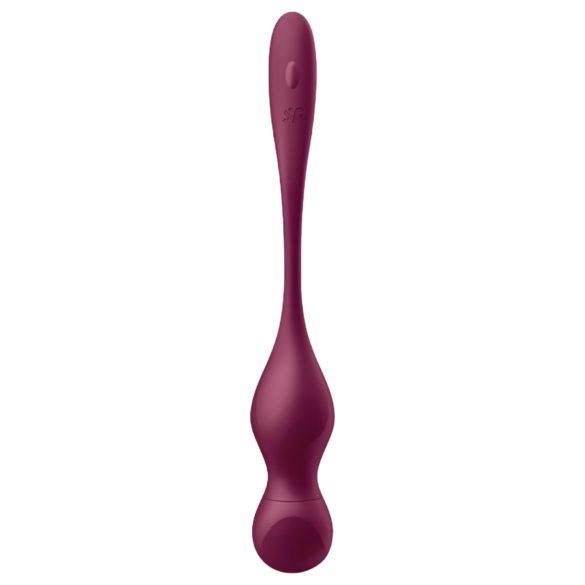 Satisfyer Love Birds Vary - pametne, višenamenske gejša kuglice (crvene)