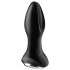 Satisfyer Rotator Plug 2 - analni vibrator sa kuglicama (crni)