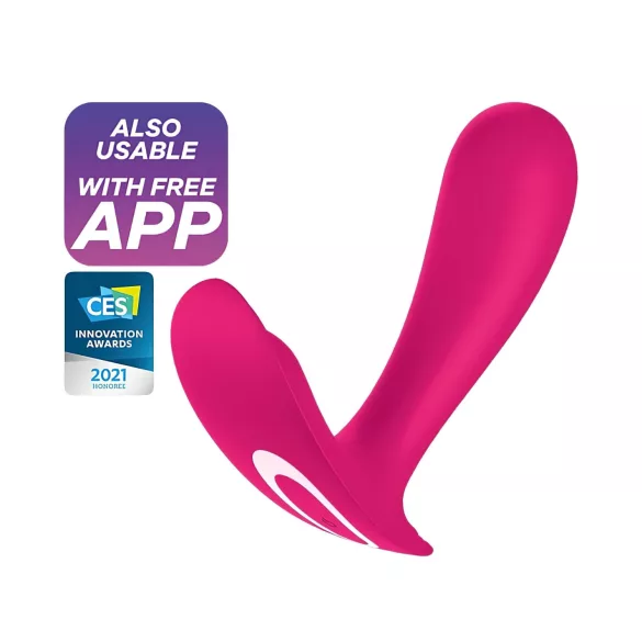 Satisfyer Top Secret - pametni dvomotorni vibrator (ružičasti)