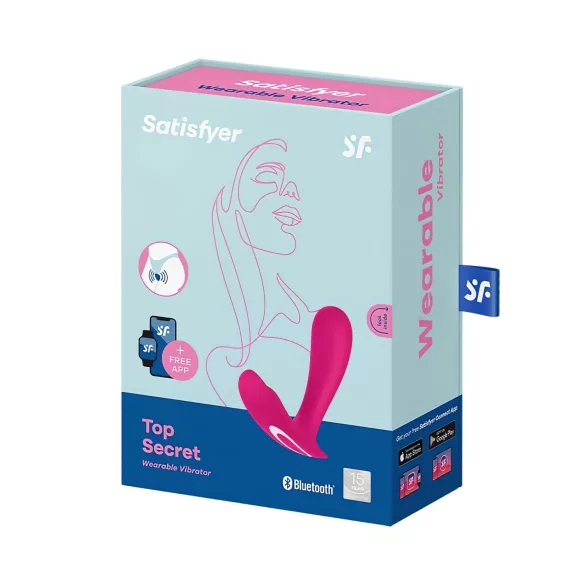 Satisfyer Top Secret - pametni dvomotorni vibrator (ružičasti)