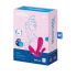 Satisfyer Top Secret Plus - pametan trostruki vibrator (roze)