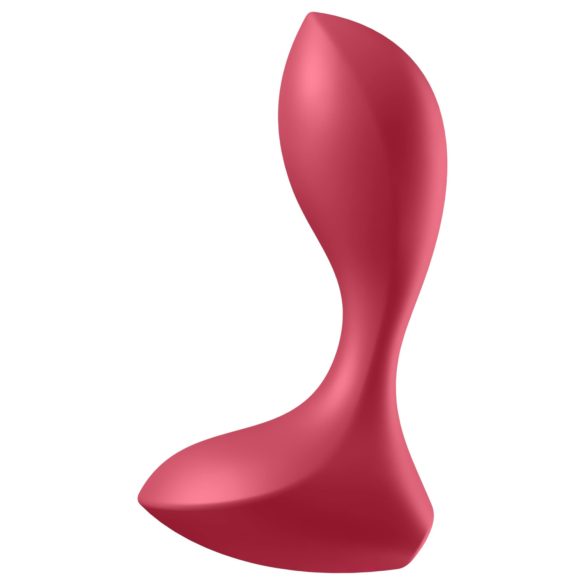 Satisfyer Backdoor Lover - punjivi, vodootporni analni vibrator (crveni)