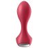 Satisfyer Backdoor Lover - punjivi, vodootporni analni vibrator (crveni)