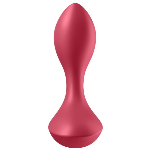 Satisfyer Backdoor Lover - punjivi, vodootporni analni vibrator (crveni)