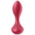 Satisfyer Backdoor Lover - punjivi, vodootporni analni vibrator (crveni)