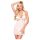 Penthouse Sweet & Spicy - čipkani komplet sa halterima (beli) - M/L