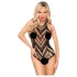 Penthouse Go Hotter - crni mrežasti body sa naramenicama - XL