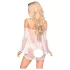 Penthouse Lip Smacker - čipkasti set sa spuštenim ramenima (beli) - M/L