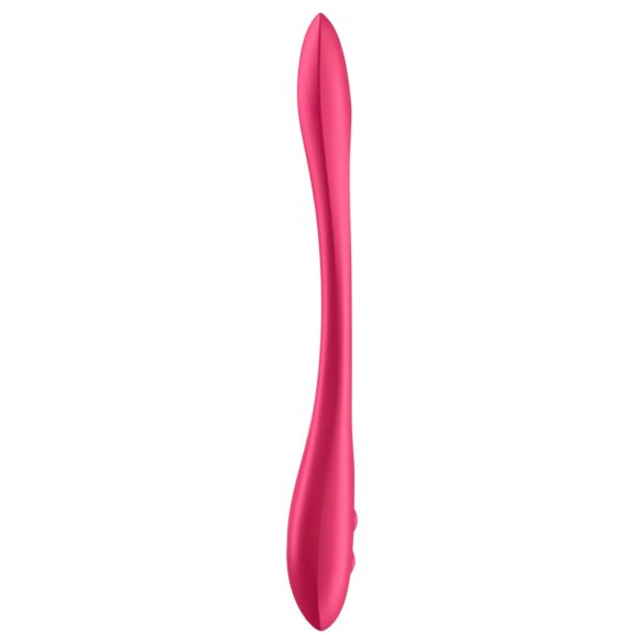 Satisfyer Elastic Joy - punjivi, fleksibilni parni vibrator (crveni)