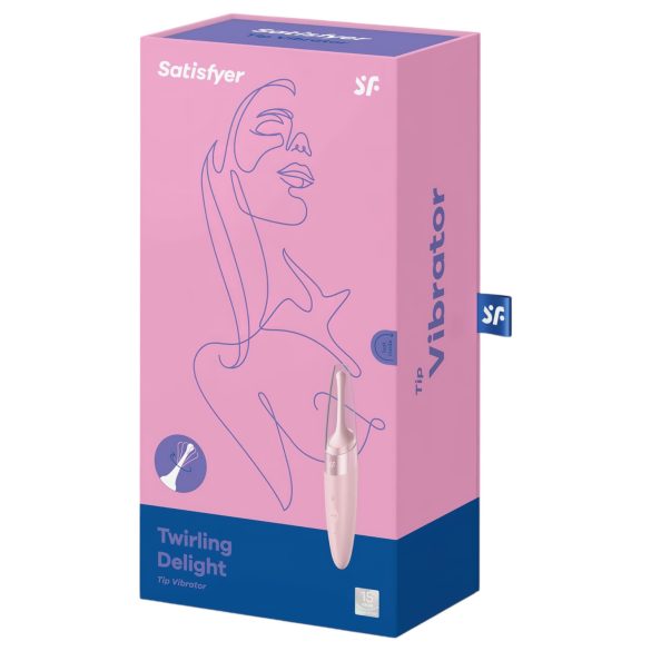 Satisfyer Twirling Delight - vodootporni klitoralni vibrator (roze)