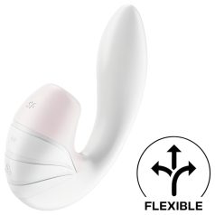   Satisfyer Supernova - Punjivi 2u1 vibrator sa vazdušnim talasima (bela)