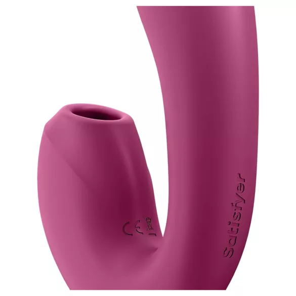 Satisfyer Sunray - Punjivi 2u1 vazdušni vibrator (crveni)