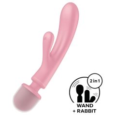 Satisfyer Triple Lover - G-tačka i masažni vibrator (roze)
