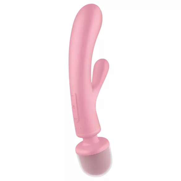 Satisfyer Triple Lover - G-tačka i masažni vibrator (roze)