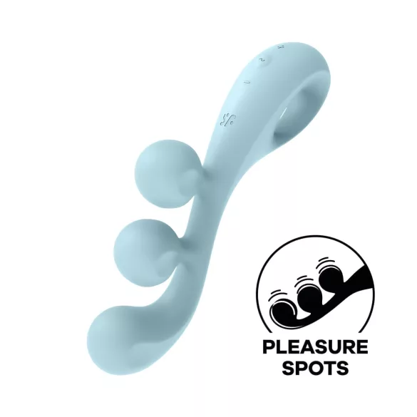 Satisfyer Tri Ball 2 - višenamenski vibrator (menta)