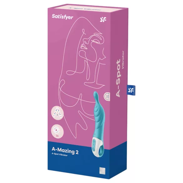 Satisfyer A-Mazing 2 - Punjivi A-tačka vibrator (tirkiz)
