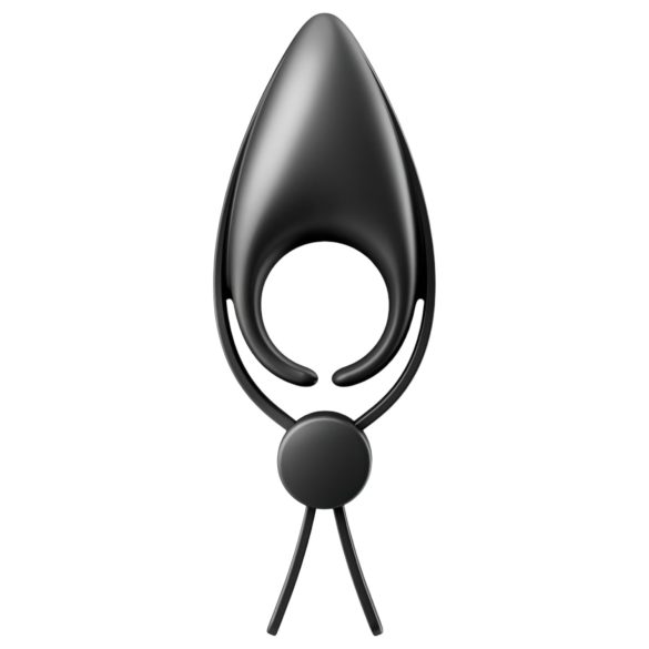 Satisfyer Sniper - crni vibrirajući prsten za penis sa punjenjem