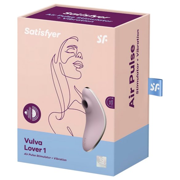 Satisfyer Vulva Lover 1 - ваздушни таласни вибратор за клиторис (љубичасти)