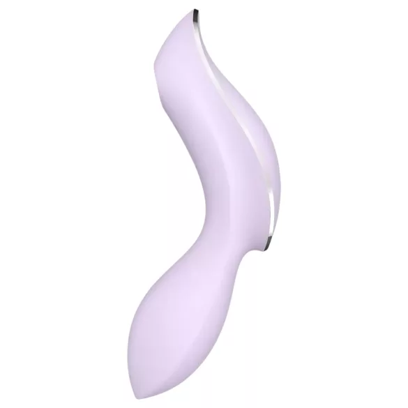 Satisfyer Curvy Trinity 2 - vazdušni 2u1 vibrator (ljubičasti)