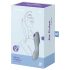 Satisfyer Curvy Trinity 3 - Talasasti 2u1 vibrator (siva)