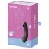 Satisfyer Curvy Trinity 4 - ваздушни 2у1 вибратор (црни)
