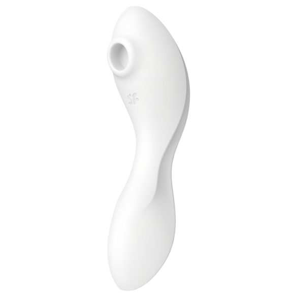 Satisfyer Curvy Trinity 5+ - pametan 2u1 vibrator (bela)