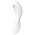 Satisfyer Curvy Trinity 5+ - pametan 2u1 vibrator (bela)