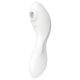 Satisfyer Curvy Trinity 5+ - pametan 2u1 vibrator (bela)