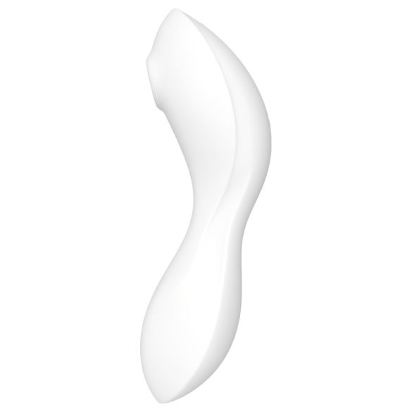 Satisfyer Curvy Trinity 5+ - pametan 2u1 vibrator (bela)