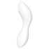 Satisfyer Curvy Trinity 5+ - pametan 2u1 vibrator (bela)