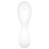 Satisfyer Curvy Trinity 5+ - pametan 2u1 vibrator (bela)