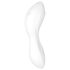 Satisfyer Curvy Trinity 5+ - pametan 2u1 vibrator (bela)