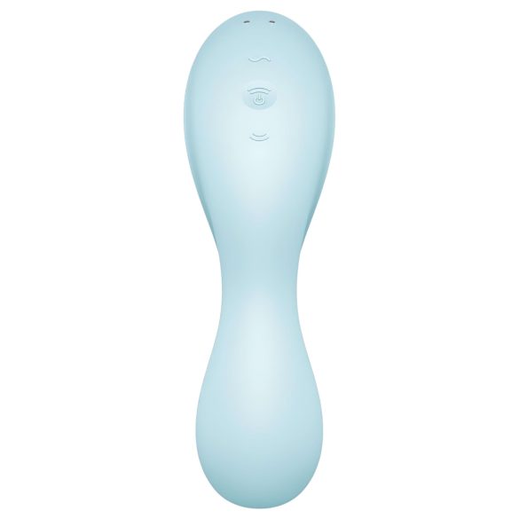 Satisfyer Curvy Trinity 5+ - pametan 2u1 vibrator (plavi)