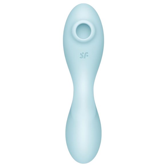 Satisfyer Curvy Trinity 5+ - pametan 2u1 vibrator (plavi)