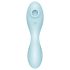 Satisfyer Curvy Trinity 5+ - pametan 2u1 vibrator (plavi)