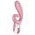 Satisfyer Hug Me - pametan vibrator sa klitoralnim stimulatorom (pink)