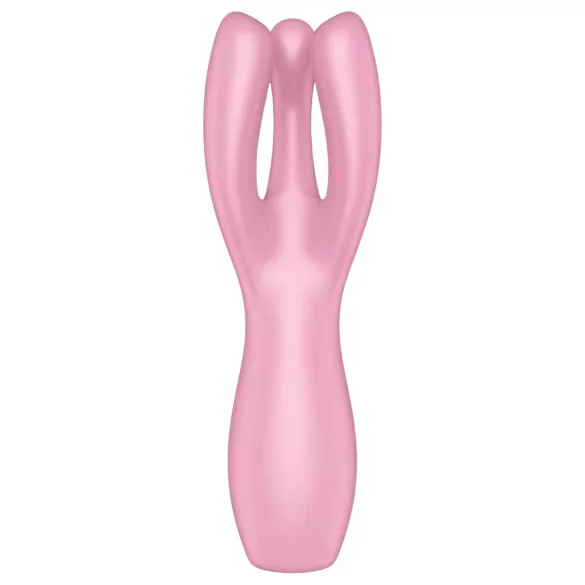 Satisfyer Trojka 3 - punjivi klitoralni vibrator (roze)