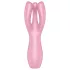 Satisfyer Trojka 3 - punjivi klitoralni vibrator (roze)