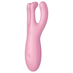 Satisfyer Threesome 4 - pametni klitoralni vibrator (roze)