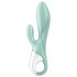 Satisfyer Air Pump Bunny 5 - pametni vibrirajući stimulator (menta)