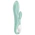 Satisfyer Air Pump Bunny 5 - pametni vibrirajući stimulator (menta)