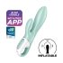 Satisfyer Air Pump Bunny 5 - pametni vibrirajući stimulator (menta)