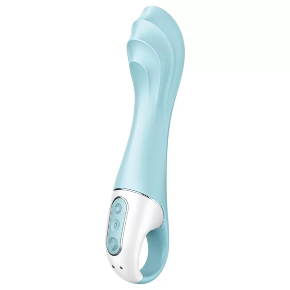 Satisfyer Air Pump Vibrator 5 - upravljan aplikacijom (plava)