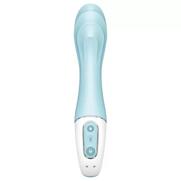 Satisfyer Air Pump Vibrator 5 - upravljan aplikacijom (plava)