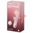 Satisfyer Air Pump Bunny 3 - na napuhavanje, roza vibrator