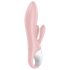 Satisfyer Air Pump Bunny 3 - na napuhavanje, roza vibrator