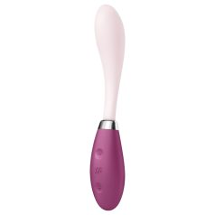   Satisfyer G-Spot Flex 3 - punjivi G-tačka vibrator (pink-crvena)