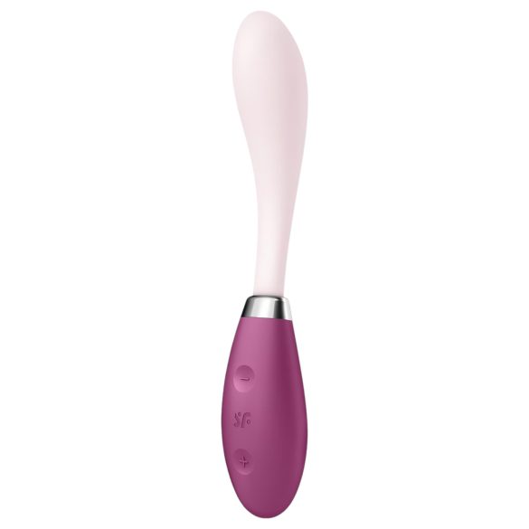 Satisfyer G-Spot Flex 3 - punjivi G-tačka vibrator (pink-crvena)
