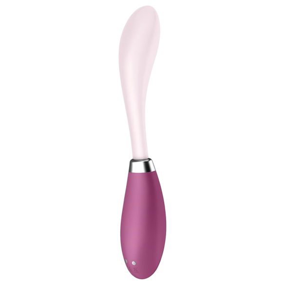 Satisfyer G-Spot Flex 3 - punjivi G-tačka vibrator (pink-crvena)