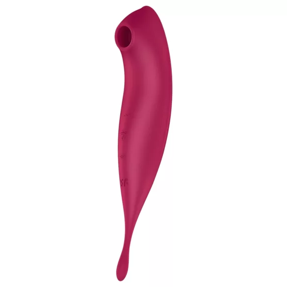 Satisfyer Twirling Pro - апликацијом управљани вибратор за клиторис (црвени)